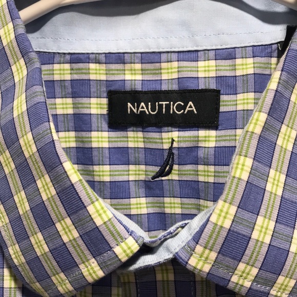 Nautica Long Sleeve Shirt Size 17 34-35 - Picture 2 of 5